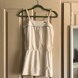 white vintage lacoste day dress size 12